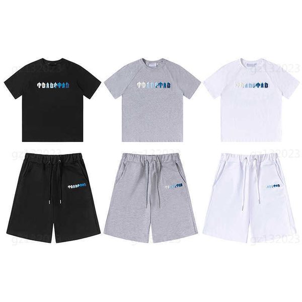 casual shirts for men designer clothes trapstarr white and blue gradient color towel embroidery short-sleeved shorts set designers tracksuit, Gray
casual shirts for men designer clothes trapstarr white and blue gradient color towel embroidery short-sleeved shorts set designers tracksuit, Gray