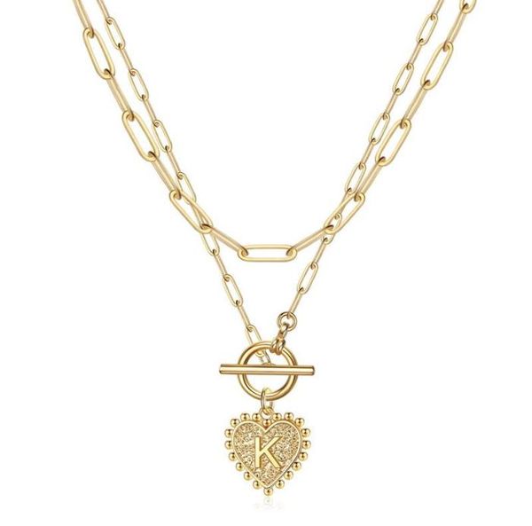 chains jacoso gold initial layered paperclip chain necklaces set for women heart letter engraved pendan chork necklace gifts7181878, Silver
chains jacoso gold initial layered paperclip chain necklaces set for women heart letter engraved pendan chork necklace gifts7181878, Silver