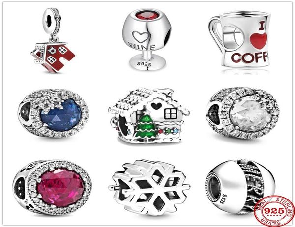 new 925 sterling silver christmas charm wine coffee snowflake house bead fit original bracelet diy women jewelry 20204866115, Blue;slivery
new 925 sterling silver christmas charm wine coffee snowflake house bead fit original bracelet diy women jewelry 20204866115, Blue;slivery