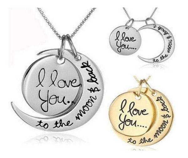 moon necklace i love you to the moon and back for lover mom sister family pendant link chain6110061, Silver
moon necklace i love you to the moon and back for lover mom sister family pendant link chain6110061, Silver