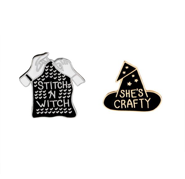 black witch hat and sititch sweater enamel brooch she039s craftystitch and witch lapel pin girl badge denim collar accessories7095877, Gray
black witch hat and sititch sweater enamel brooch she039s craftystitch and witch lapel pin girl badge denim collar accessories7095877, Gray