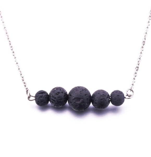 new lava stone stainless steel necklace essential oil diffuser volcanic rock necklace for women jewelry2568843, Silver
new lava stone stainless steel necklace essential oil diffuser volcanic rock necklace for women jewelry2568843, Silver