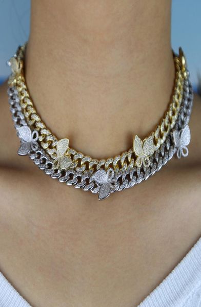 iced out bling cz miami cuban link chain butterfly charm choker necklace hip hop women jewelry4436695, Silver
iced out bling cz miami cuban link chain butterfly charm choker necklace hip hop women jewelry4436695, Silver
