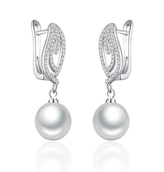 luxury 10mm pearl drop earrings cubic zirconia danging earrings with pearl women creative jewelry girls exquisite gifts1521100, Silver
luxury 10mm pearl drop earrings cubic zirconia danging earrings with pearl women creative jewelry girls exquisite gifts1521100, Silver