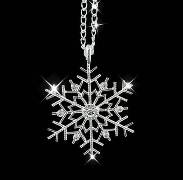 new year christmas gift fashion shiny rhinestone snowflake necklace pendants chain long necklace jewelry women5969073, Silver
new year christmas gift fashion shiny rhinestone snowflake necklace pendants chain long necklace jewelry women5969073, Silver