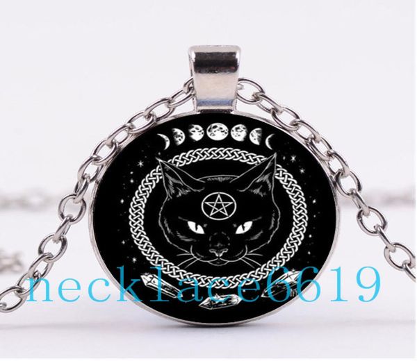 10pcs pentagram black cat wicca necklacependantchristmas giftbirthday giftcabochon glass necklacesilverblack jewelry r9738574696, Silver
10pcs pentagram black cat wicca necklacependantchristmas giftbirthday giftcabochon glass necklacesilverblack jewelry r9738574696, Silver