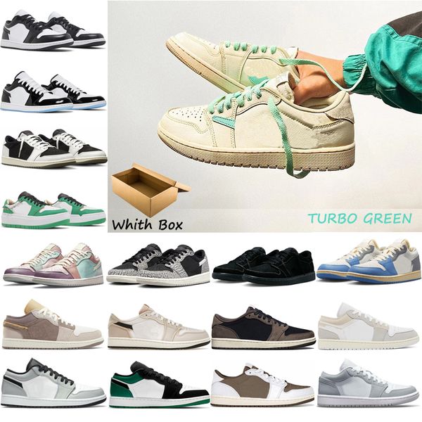 with box jumpman 1 1s low mens basketball shoes black cement turbo green starfish true blue wolf grey tear away silver bred toe women sports
with box jumpman 1 1s low mens basketball shoes black cement turbo green starfish true blue wolf grey tear away silver bred toe women sports