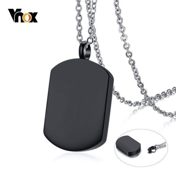 vnox mens cremation urn necklace black stainless steel dog tag pendant memorial cherish love gifts jewelry 2010139271643, Silver
vnox mens cremation urn necklace black stainless steel dog tag pendant memorial cherish love gifts jewelry 2010139271643, Silver