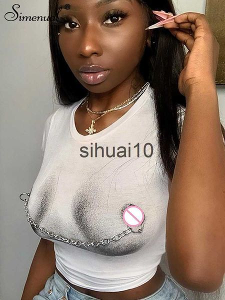 women's t-shirt simenual chain print short sleeve baddie cropped summer white women streetwear basic slim tee shirts bodycon crewneck
women's t-shirt simenual chain print short sleeve baddie cropped summer white women streetwear basic slim tee shirts bodycon crewneck