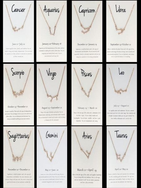 12 constellation zodiac sign necklace horoscope zircon korean jewelry star galaxy libra astrology with retail card5715176, Silver
12 constellation zodiac sign necklace horoscope zircon korean jewelry star galaxy libra astrology with retail card5715176, Silver