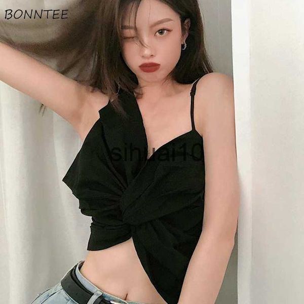 women's t-shirt camis women summer new fashion spaghetti strap irregular slim all-match elegant korean style cozy leisure female croppe, White
women's t-shirt camis women summer new fashion spaghetti strap irregular slim all-match elegant korean style cozy leisure female croppe, White
