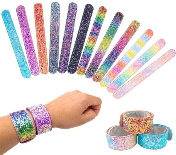 girl mermaid glitter bracelet fashion kids shining wristband children boy slap snap bracelet christmas gift party favor t3727701386, Silver
girl mermaid glitter bracelet fashion kids shining wristband children boy slap snap bracelet christmas gift party favor t3727701386, Silver