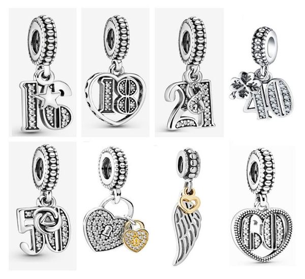 new 16th 18th 21st 30th 40th 50th 60th celebration charm diy beads fit 925 original silver charm bracelet jewelry making3193231, Blue;slivery
new 16th 18th 21st 30th 40th 50th 60th celebration charm diy beads fit 925 original silver charm bracelet jewelry making3193231, Blue;slivery