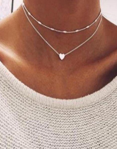 whole fashion women jewelry double layer choker chain heart clavicle necklace2242117, Silver
whole fashion women jewelry double layer choker chain heart clavicle necklace2242117, Silver