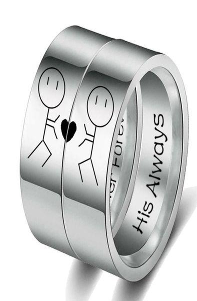 his always her forever couple ring simple wedding engagement lovers rings valentine039s present6518626, Silver
his always her forever couple ring simple wedding engagement lovers rings valentine039s present6518626, Silver