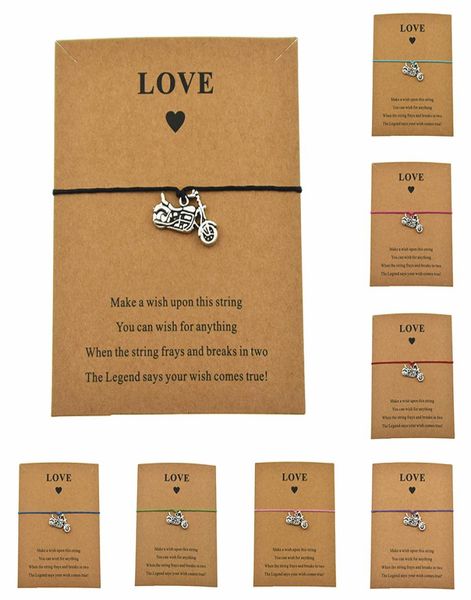 8 colors punk motocross motorsport gifts accessories motorbike motorcycle charm love card wax cord bracelets make a jewelry4709978, Golden;silver
8 colors punk motocross motorsport gifts accessories motorbike motorcycle charm love card wax cord bracelets make a jewelry4709978, Golden;silver