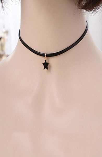 chokers simple star choker for women vintage punk neck jewelry gothic short black leather necklace chocker collar party accessorie5775863, Golden;silver
chokers simple star choker for women vintage punk neck jewelry gothic short black leather necklace chocker collar party accessorie5775863, Golden;silver