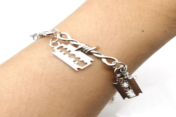 small wire brambles iron choker bracelet women hiphop gothic punk blade barbed wire little thorns bracelet choker gifts1054672, Golden;silver
small wire brambles iron choker bracelet women hiphop gothic punk blade barbed wire little thorns bracelet choker gifts1054672, Golden;silver