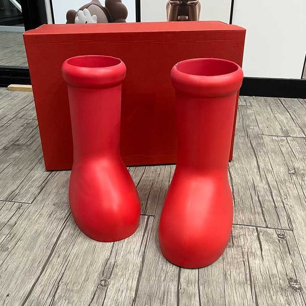 23 new astro boy animation creative network injection molding flat big red boots rain shoes, Black
23 new astro boy animation creative network injection molding flat big red boots rain shoes, Black