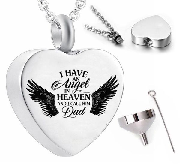 stainless steel whole angel wings cremation pendant necklace urn keepsakei have an angel in heaven and i call him dad4743450, Silver
stainless steel whole angel wings cremation pendant necklace urn keepsakei have an angel in heaven and i call him dad4743450, Silver