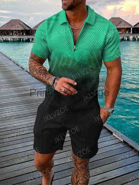 men's tracksuits summer men's vintage tracksuit plaid print turn down collar zipper polo shirt shorts set casual jogging suit 2 pi, Gray
men's tracksuits summer men's vintage tracksuit plaid print turn down collar zipper polo shirt shorts set casual jogging suit 2 pi, Gray