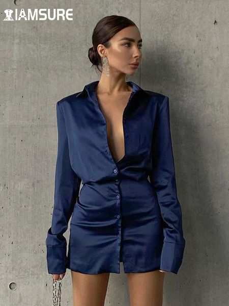 casual dresses iamsure solid satin shirt dress elegant fashion office ladies turn-down collar long sleeve mini for women autumn 221119, Black;gray
casual dresses iamsure solid satin shirt dress elegant fashion office ladies turn-down collar long sleeve mini for women autumn 221119, Black;gray