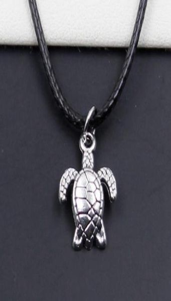 ship 20pcslot antique silver turtle tortoise sea choker charms black leather necklace diy3122064
ship 20pcslot antique silver turtle tortoise sea choker charms black leather necklace diy3122064