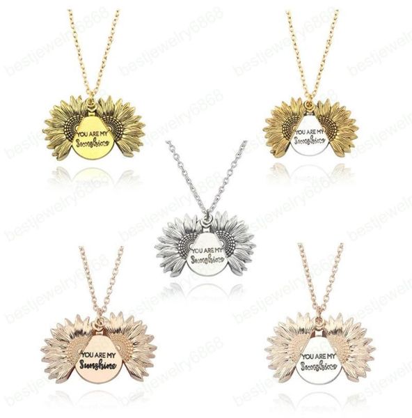 new women gold necklace custom you are my sunshine open locket pendant necklaces flower jewelry christmas gift5378024, Silver
new women gold necklace custom you are my sunshine open locket pendant necklaces flower jewelry christmas gift5378024, Silver