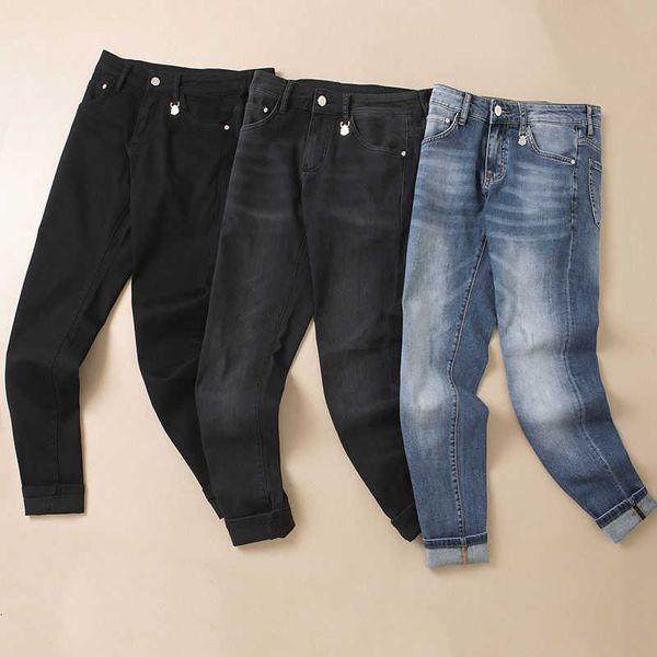 men's jeans designer designer jean pants autumn winter thickened denim trousers men women slim small toe trend casual straight 5482 v5r, Blue
men's jeans designer designer jean pants autumn winter thickened denim trousers men women slim small toe trend casual straight 5482 v5r, Blue
