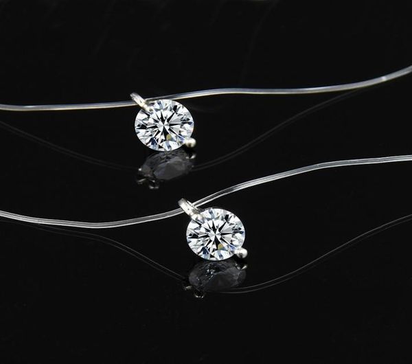 fashion transparent fishing line necklace women chocker necklace invisible chain 8mm crystal choker pendant on line neck 011422, Silver
fashion transparent fishing line necklace women chocker necklace invisible chain 8mm crystal choker pendant on line neck 011422, Silver