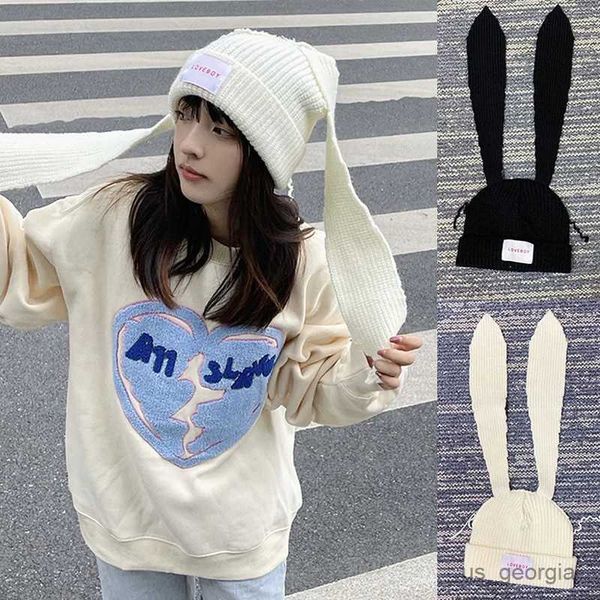 caps rabbit ears knitted wool hat love boy hat design personality fashion hat men women cute warm autumn and winter tide hat r230627, Blue;gray
caps rabbit ears knitted wool hat love boy hat design personality fashion hat men women cute warm autumn and winter tide hat r230627, Blue;gray