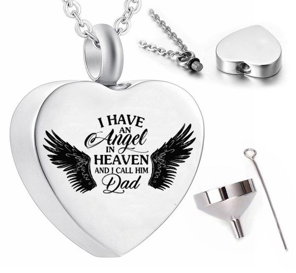 stainless steel whole angel wings cremation pendant necklace urn keepsakei have an angel in heaven and i call him dad4421039, Silver
stainless steel whole angel wings cremation pendant necklace urn keepsakei have an angel in heaven and i call him dad4421039, Silver