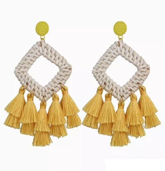boho handmade diamond straw weave rattan earrings for women trendy long tassel statement earrings bohemian jewelry1475338, Silver
boho handmade diamond straw weave rattan earrings for women trendy long tassel statement earrings bohemian jewelry1475338, Silver