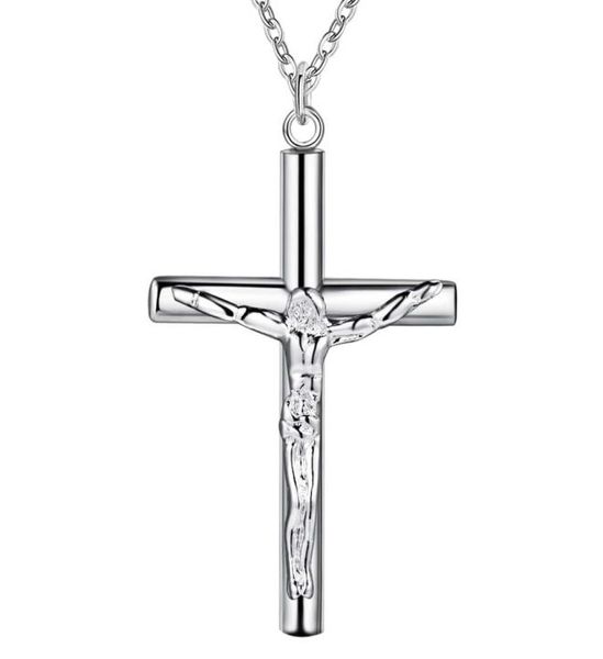 whole 925 silver plated jesus cross pendant necklace fashion party jewelry christmas gifts for women 3071662
whole 925 silver plated jesus cross pendant necklace fashion party jewelry christmas gifts for women 3071662