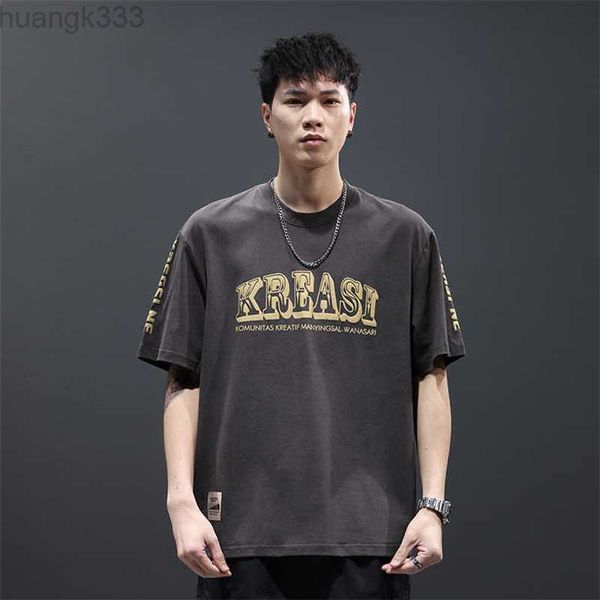 summer pure cotton short sleeved t-shirt korean printed men's bottom shirt american trendy brand t-shirt large men's clothing, White;black
summer pure cotton short sleeved t-shirt korean printed men's bottom shirt american trendy brand t-shirt large men's clothing, White;black