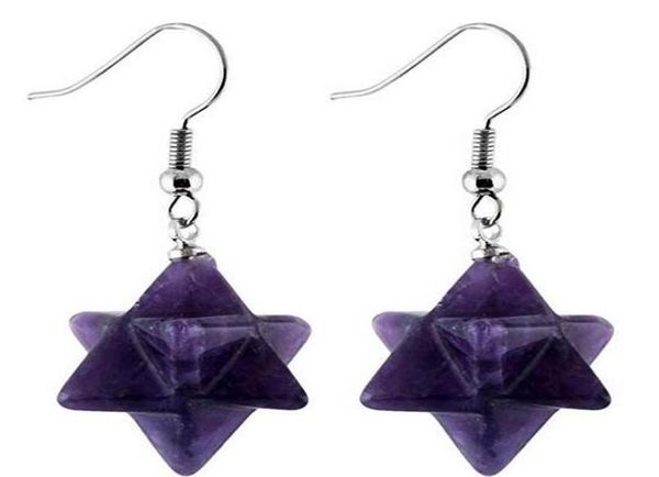 boho silver plated natural stone pink crystal merkaba dangle drop earrings ear hook earring reiki fashion women jllcry1506582, Black
boho silver plated natural stone pink crystal merkaba dangle drop earrings ear hook earring reiki fashion women jllcry1506582, Black