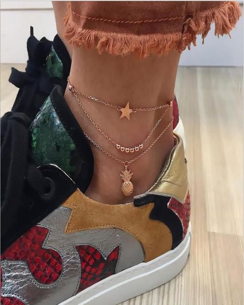 anklet sets 3pcsset gold bead brand pineapple star pendant acrylic imitation diamond silver gold color plated metal chain5785980, Red;blue
anklet sets 3pcsset gold bead brand pineapple star pendant acrylic imitation diamond silver gold color plated metal chain5785980, Red;blue