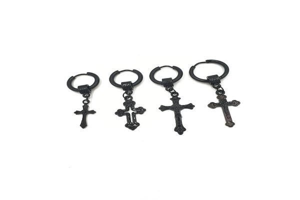 punk style titanium steel cross pendants earrings male hip hop ear buckle earring men women party stud earring jewelry1110100, Golden;silver
punk style titanium steel cross pendants earrings male hip hop ear buckle earring men women party stud earring jewelry1110100, Golden;silver