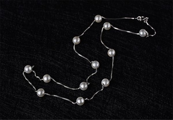 925 sterling silver plated 12 pcs 6mm pearl necklaces for women box chain choker necklace kolye collares bijoux femme8006655, Golden;silver
925 sterling silver plated 12 pcs 6mm pearl necklaces for women box chain choker necklace kolye collares bijoux femme8006655, Golden;silver