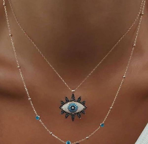 vintage fashion evil eye necklace pendant clavicle chain statement long necklace women accessory collares7004264, Silver
vintage fashion evil eye necklace pendant clavicle chain statement long necklace women accessory collares7004264, Silver
