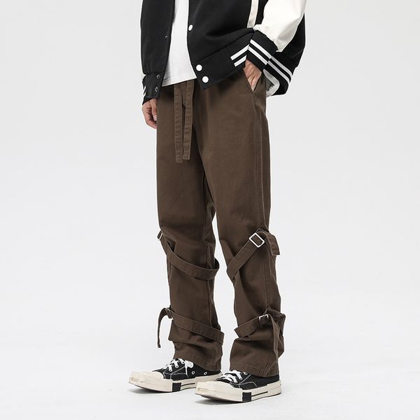 men's jeans spring autumn hip hop stacked cord milled edge patchwork american lace-up cargo pants high street rough vintage, Blue
men's jeans spring autumn hip hop stacked cord milled edge patchwork american lace-up cargo pants high street rough vintage, Blue