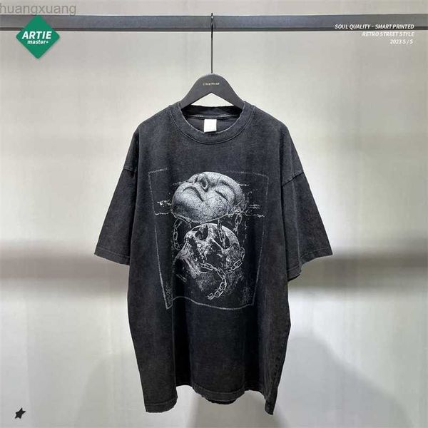 artie men's wear | washed human face skull digital printing t-shirt fashion brand rubbed edge old short sleeve t-shirt for men, White;black
artie men's wear | washed human face skull digital printing t-shirt fashion brand rubbed edge old short sleeve t-shirt for men, White;black