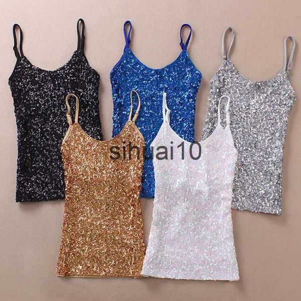 women's t-shirt women ladies sequined bling shiny tank sleeveless t shirts blouse vest bottom sling multicolor j230627, White
women's t-shirt women ladies sequined bling shiny tank sleeveless t shirts blouse vest bottom sling multicolor j230627, White