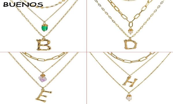 pendant necklaces buenos multilayer letter initial necklace women az fashion pearl zircon natural stone gold chain jewelry8560426, Silver
pendant necklaces buenos multilayer letter initial necklace women az fashion pearl zircon natural stone gold chain jewelry8560426, Silver