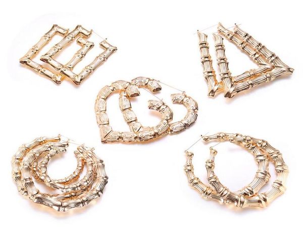 fashion big earrings heart round shaped ethnic large vintage rose gold plated bamboo hoop earrings 5 styles mixed for women epacke7219965, Golden;silver
fashion big earrings heart round shaped ethnic large vintage rose gold plated bamboo hoop earrings 5 styles mixed for women epacke7219965, Golden;silver