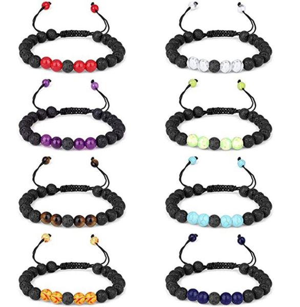 7 chakra beads bracelet men women stress relief natural volcanic rock bangle essential oil diffuser bracelets fashion jewelry kimt7195821, Black
7 chakra beads bracelet men women stress relief natural volcanic rock bangle essential oil diffuser bracelets fashion jewelry kimt7195821, Black