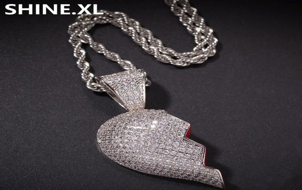 fashion broken heart iced out chain pendant necklace statement gold color cubic zircon necklace hip hop men039s jewelry gift7913058, Silver
fashion broken heart iced out chain pendant necklace statement gold color cubic zircon necklace hip hop men039s jewelry gift7913058, Silver