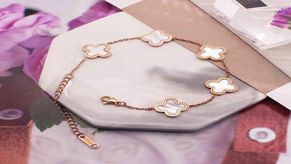 18k rose gold designer women039s bracelets hand decoration titanium fanjia four leaf grass five flower bracelet female stainls 2355375, Black
18k rose gold designer women039s bracelets hand decoration titanium fanjia four leaf grass five flower bracelet female stainls 2355375, Black