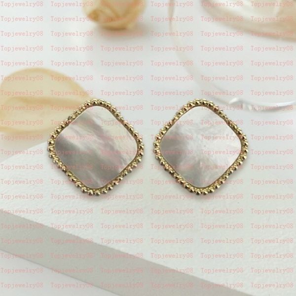 fashion designer vintage 4/four leaf clouder charm study earrings back nacre silver fashion 18k gold plated agate, Golden
fashion designer vintage 4/four leaf clouder charm study earrings back nacre silver fashion 18k gold plated agate, Golden