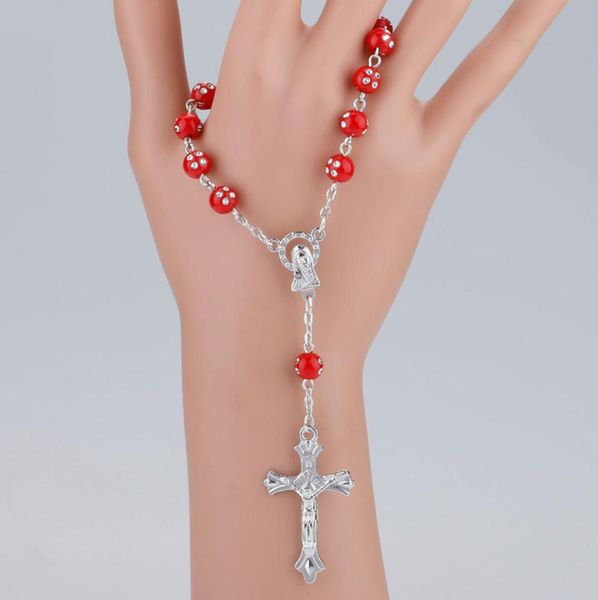 cross pendant jesus bracelets bangle religious jewelry 8mm colorful acrylic beads rosary bracelet for women men kimterl107fa9083535, Golden;silver
cross pendant jesus bracelets bangle religious jewelry 8mm colorful acrylic beads rosary bracelet for women men kimterl107fa9083535, Golden;silver